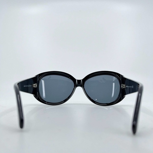 Salvatore Ferragamo Sunglasses Frames 2147-B 101 Black Silver 56-15-130 H7106 - Picture 4 of 7